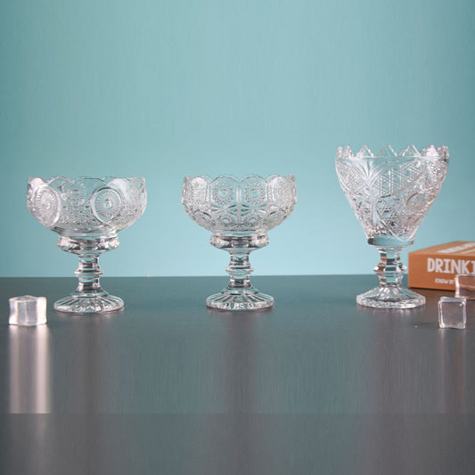 Elegant High-Leg Champagne & Wine Glasses – Thin-Wall, Handcrafted Crystal Design