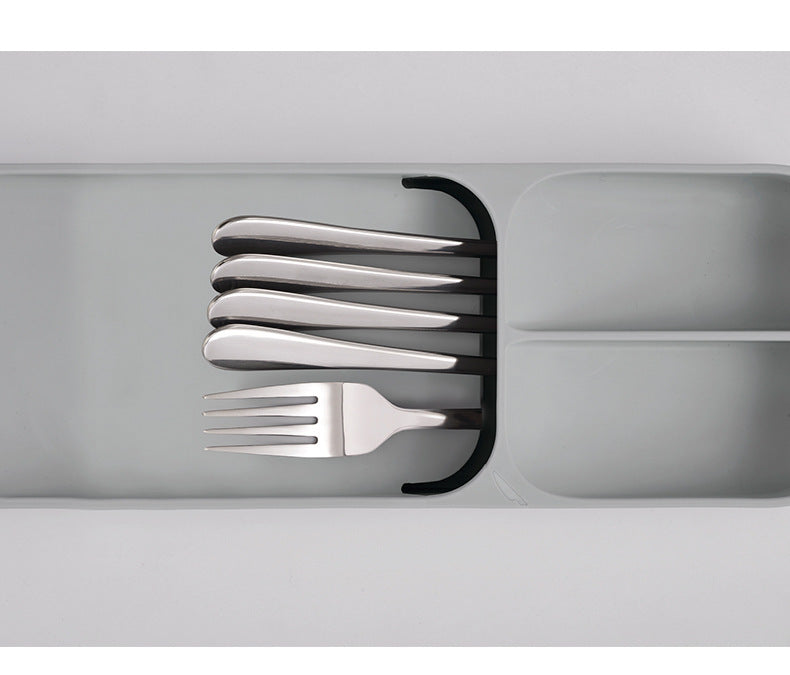 Space-Saving Drawer Storage Box – Organized Cutlery & Utensil Tray