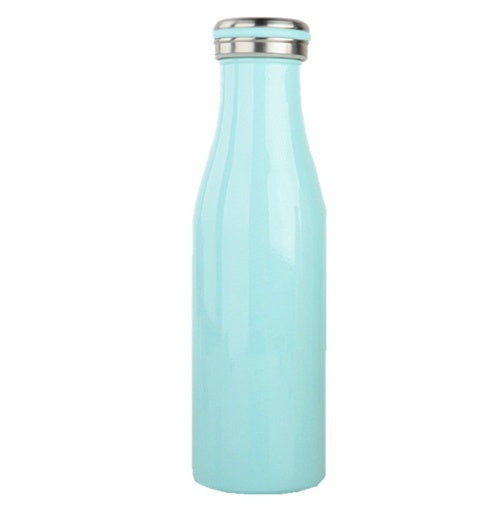 Insulated Stainless Steel Milk Bottle – Vacuum-Sealed Leakproof Water Bottle (350ml/500ml)