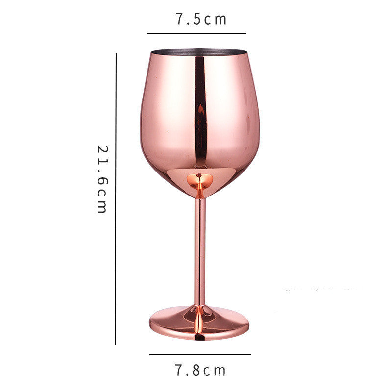 Stainless Steel Wine & Champagne Glass – Elegant, Unbreakable Drinkware for Home & Bar