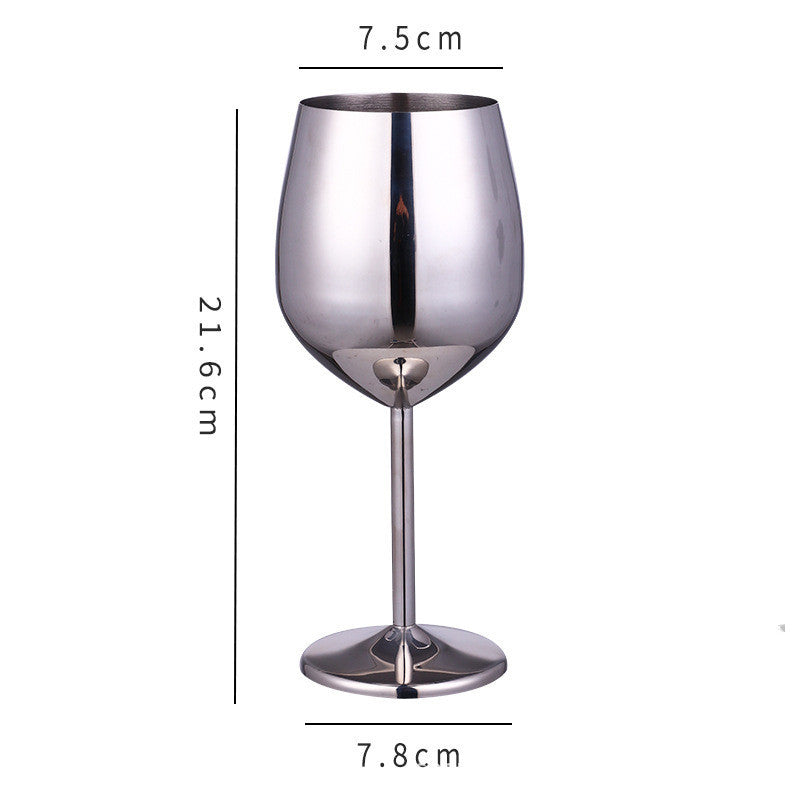 Stainless Steel Wine & Champagne Glass – Elegant, Unbreakable Drinkware for Home & Bar