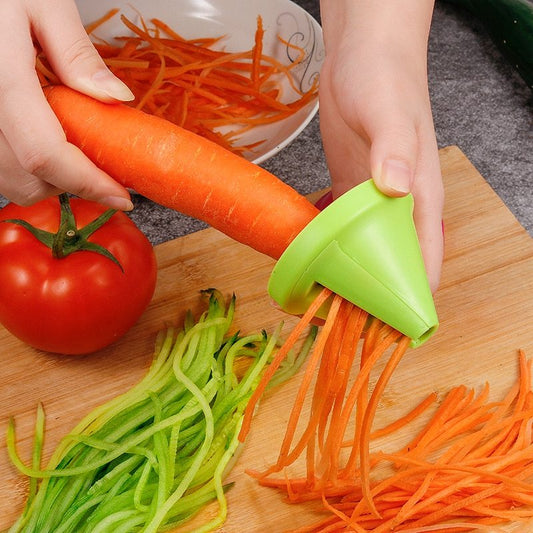 Spiral Vegetable Shredder – Multi-Functional Kitchen Grater & Cutter