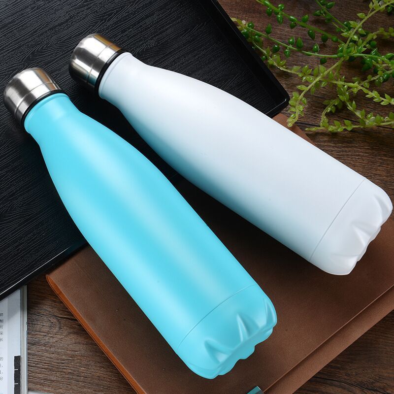 304 Stainless Steel Insulated Water Cup – 500ml Sports Travel Bottle