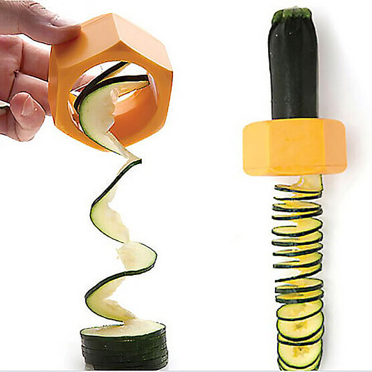 Spiral Knife Vegetable Cutter – Easy-to-Use Cucumber & Spiral Slicer for Kitchen Prep