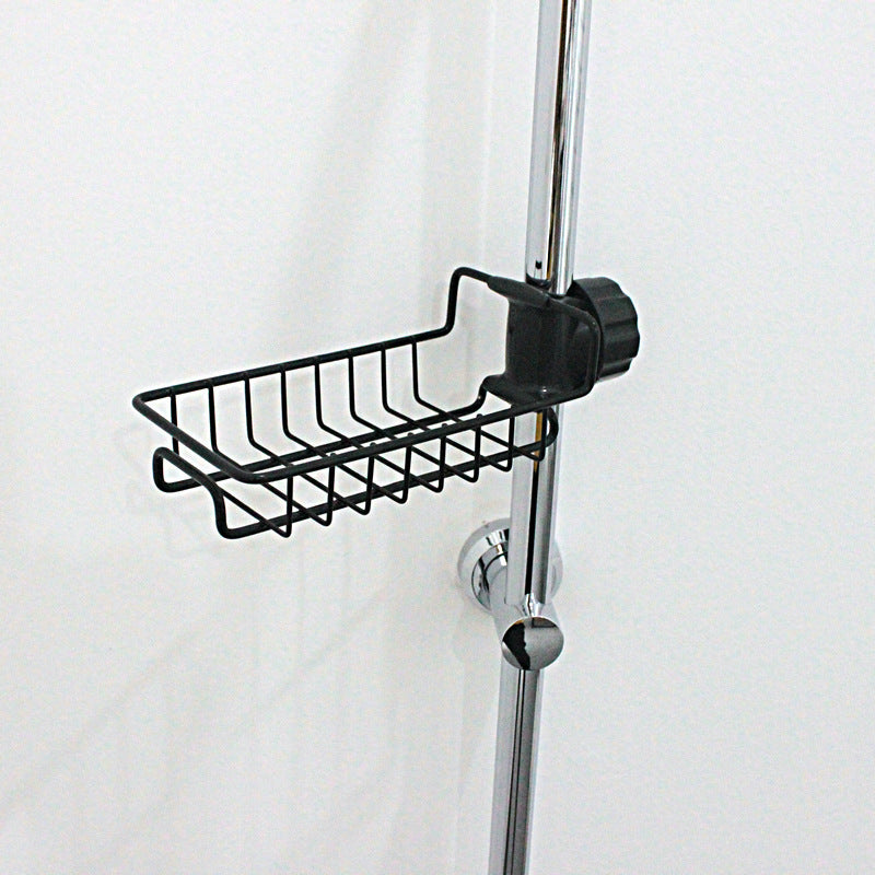 Adjustable Sink Drain Rack & Sponge Holder