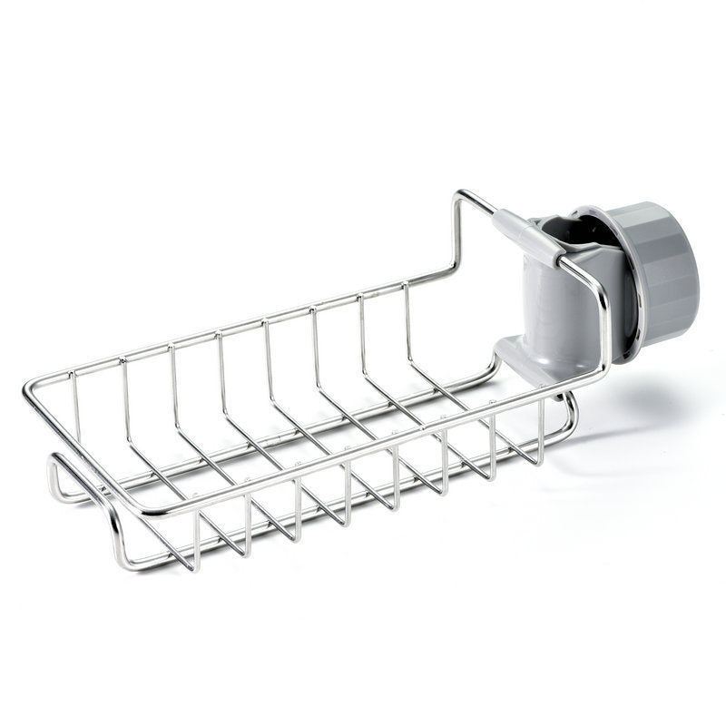 Adjustable Sink Drain Rack & Sponge Holder