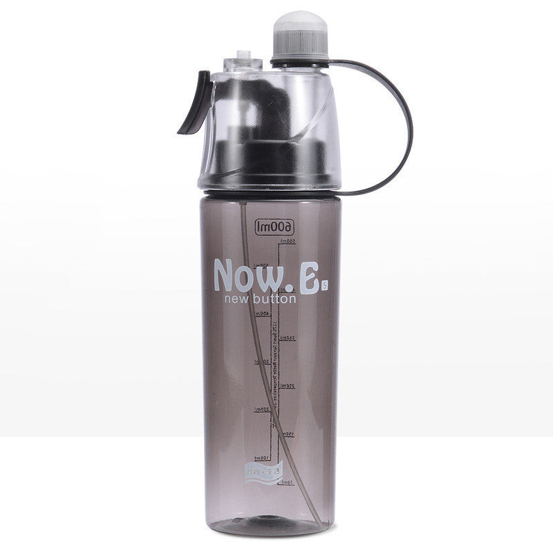 Portable Mist Spray Water Bottle – Outdoor Sports Hydration Cup (Leakproof & Durable)