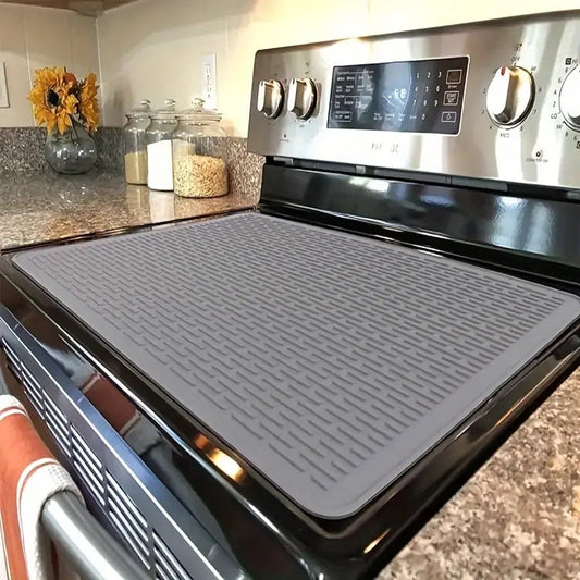 Multifunctional Silicone Stove Protector & Drain Pad – Heat-Resistant Kitchen Mat