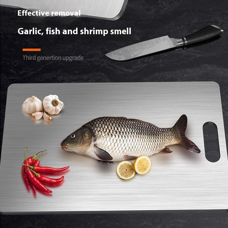 316 Stainless Steel Cutting Board – Oversized, Mildew-Proof & Heavy-Duty Kitchen Panel