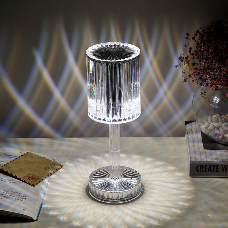 Crystal Touch LED Table Lamp – Elegant, Dimmable & Romantic Decor