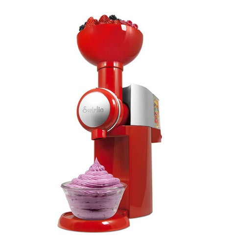 BigSwirlio Frozen Fruit Dessert Maker – Automatic Mini Slush & Ice Cream Machine for Home