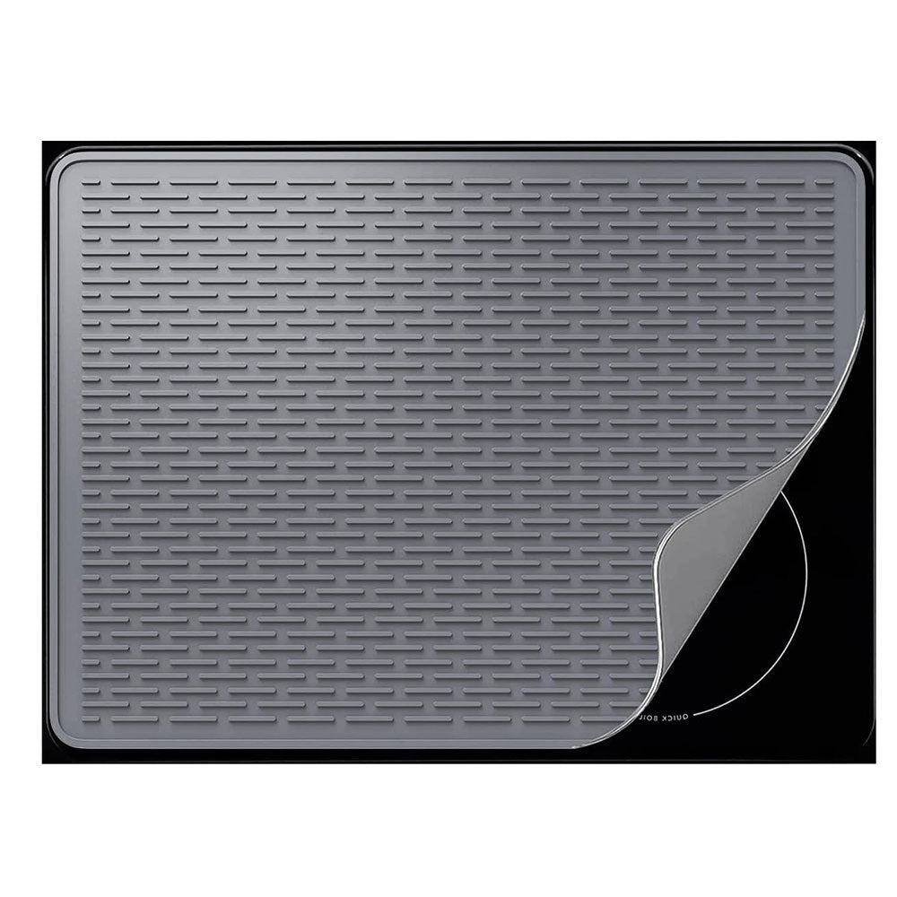 Multifunctional Silicone Stove Protector & Drain Pad – Heat-Resistant Kitchen Mat