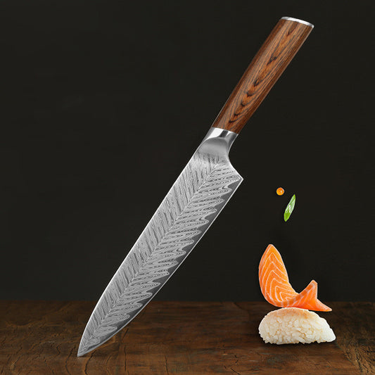 Damascus Steel Kitchen Knife – Premium Stainless Steel Chef’s Knife with Gift Box