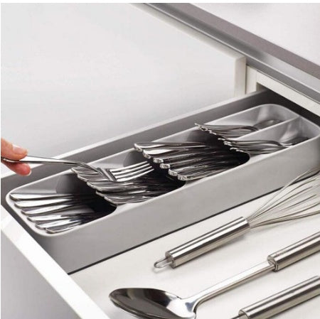 Space-Saving Drawer Storage Box – Organized Cutlery & Utensil Tray