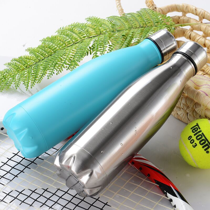 304 Stainless Steel Insulated Water Cup – 500ml Sports Travel Bottle