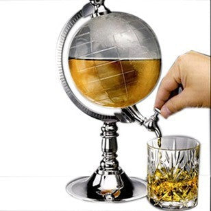 Globe-Shaped Liquor Dispenser – 1.5L Novelty Wine & Beer Decanter for Home Bars & Parties