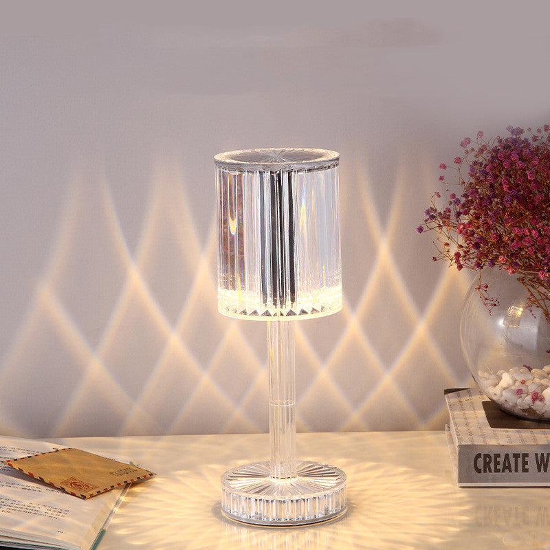 Crystal Touch LED Table Lamp – Elegant, Dimmable & Romantic Decor