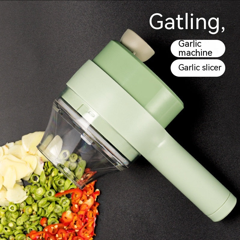 Mini Wireless Electric Chopper – Portable Garlic Press, Food Cutter & Stirring Machine