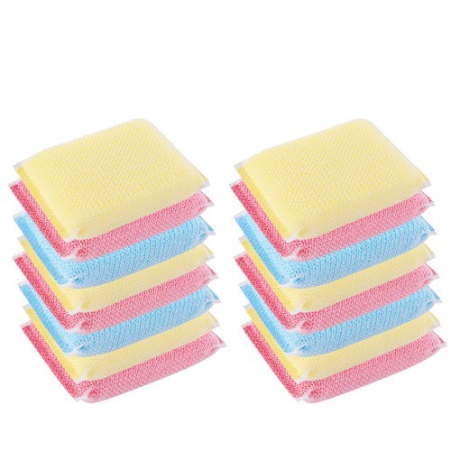 Kitchen Sponge Dishwashing Brush – Thickened Scrubber for Efficient Cleaning (4/8 Pack)