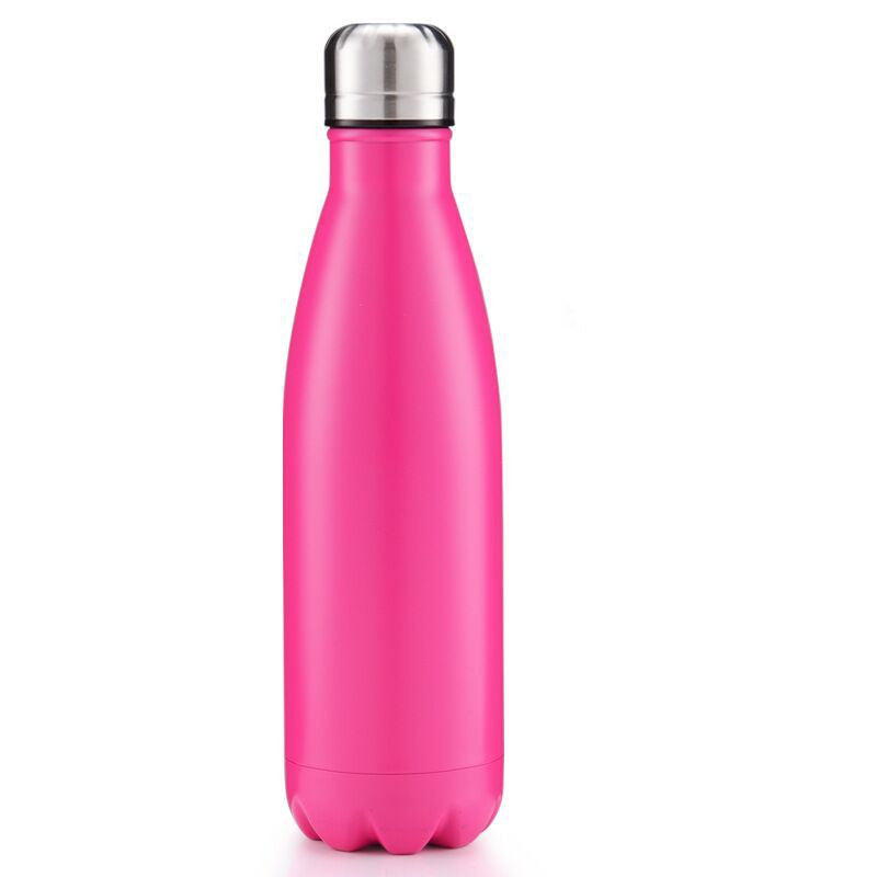 304 Stainless Steel Insulated Water Cup – 500ml Sports Travel Bottle