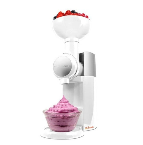 BigSwirlio Frozen Fruit Dessert Maker – Automatic Mini Slush & Ice Cream Machine for Home