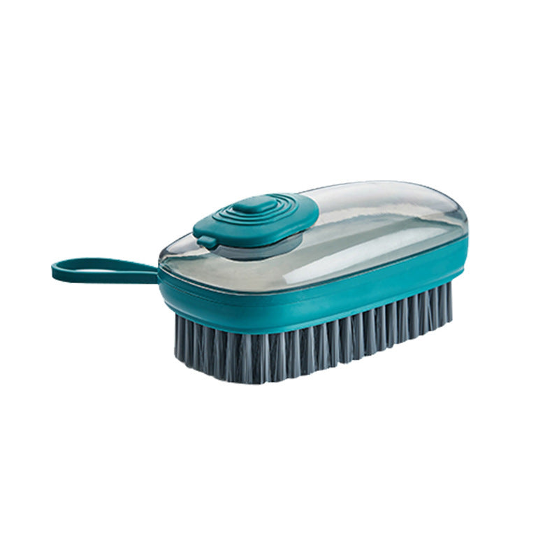 Kitchen Household Dishwashing Brush – Ergonomic Design with Built-in Soap Dispenser