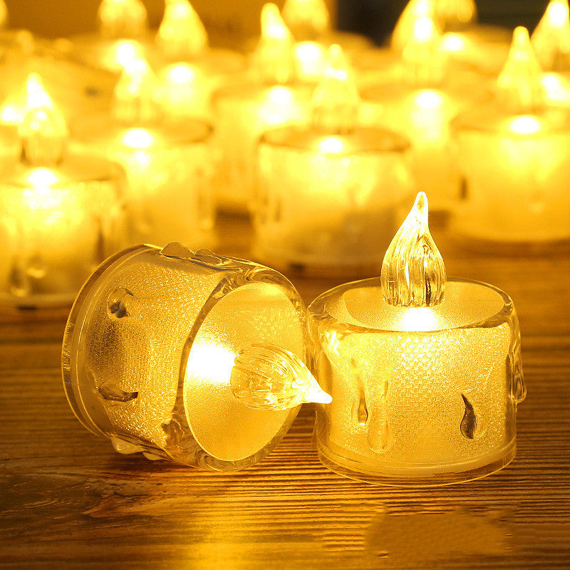 LED Flameless Tea Light Candles – Warm Glow for Home & Holiday Decor