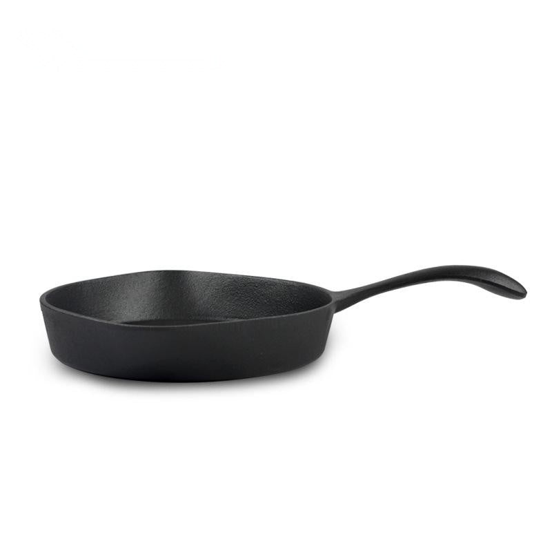 Japanese-Style Mini Cast Iron Frying Pan – 20cm Omelette & Meat Skillet for Gas & Induction Stoves