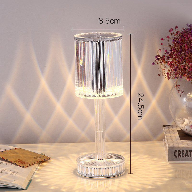 Crystal Touch LED Table Lamp – Elegant, Dimmable & Romantic Decor