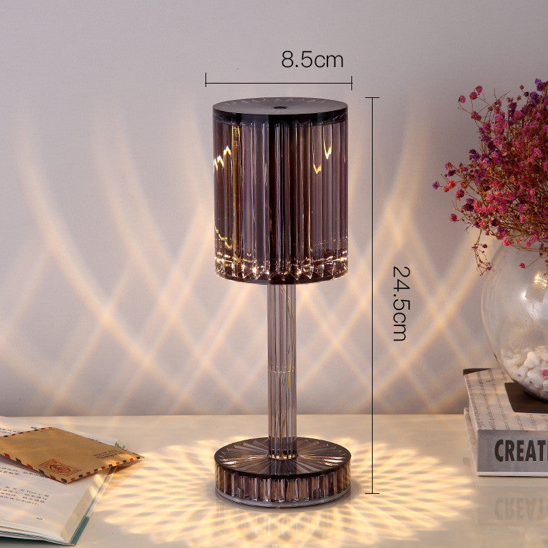 Crystal Touch LED Table Lamp – Elegant, Dimmable & Romantic Decor