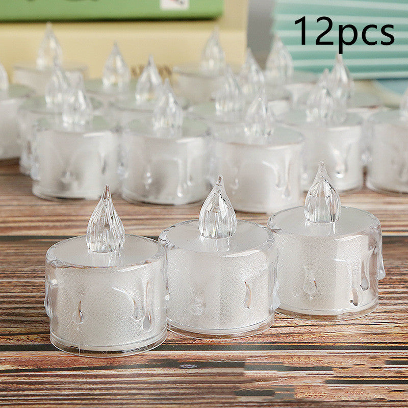 LED Flameless Tea Light Candles – Warm Glow for Home & Holiday Decor