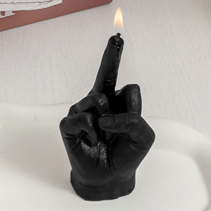 Middle Finger Scented Candle – Funny & Bold Home Decor Gift